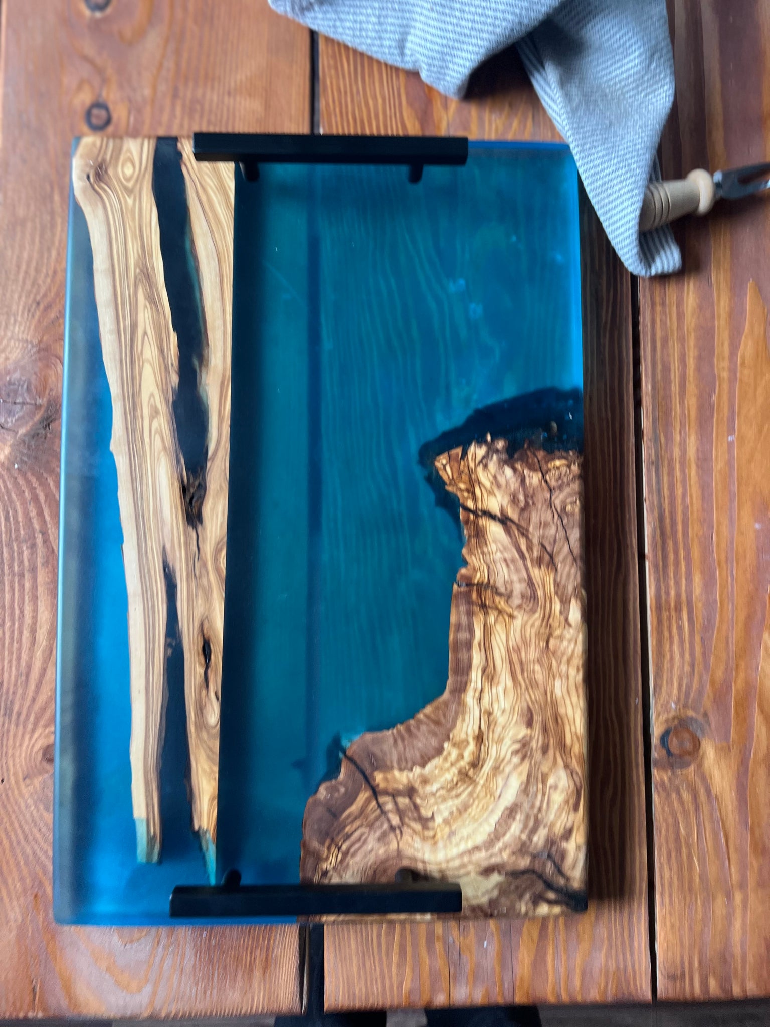 Olivewood Island Serving Board