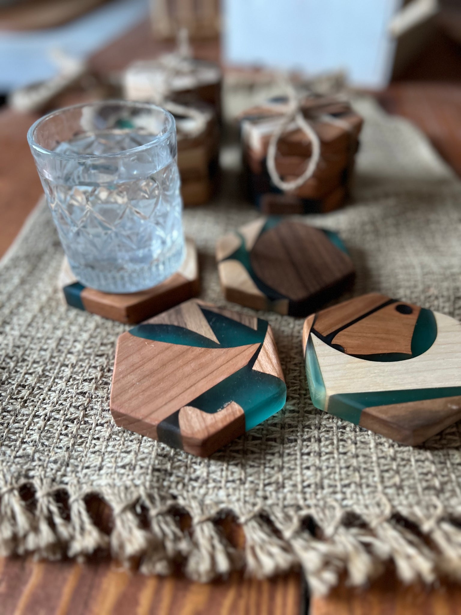 Abstract Coaster Set