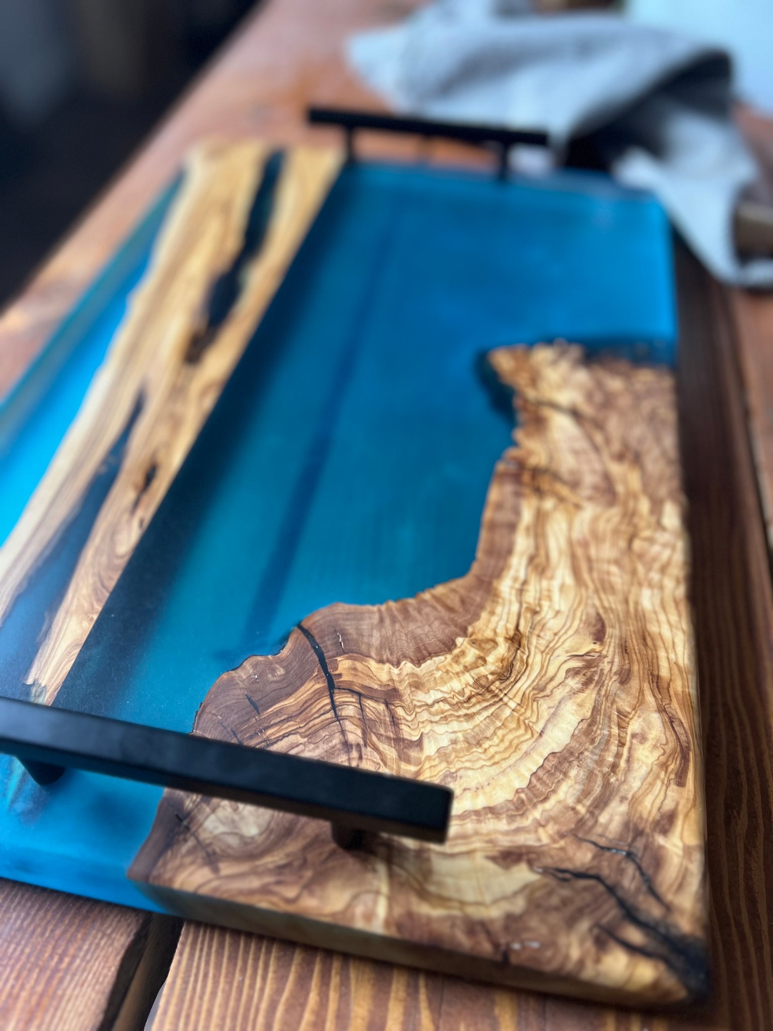 Olivewood Island Serving Board