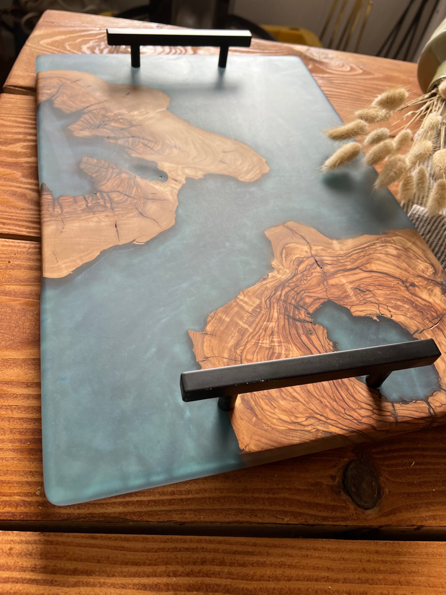 Olivewood Island Serving Board