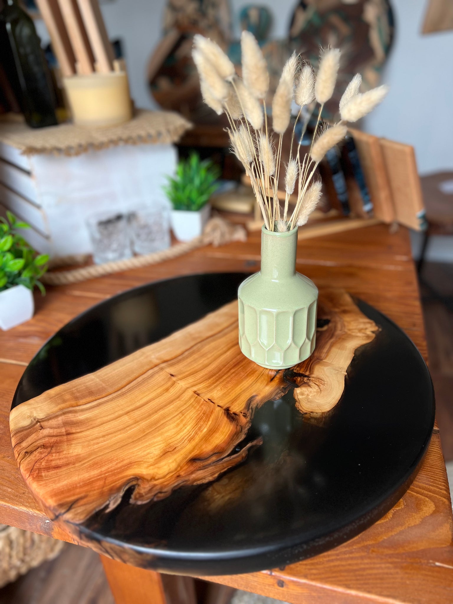 Wild Olivewood Lazy Susan