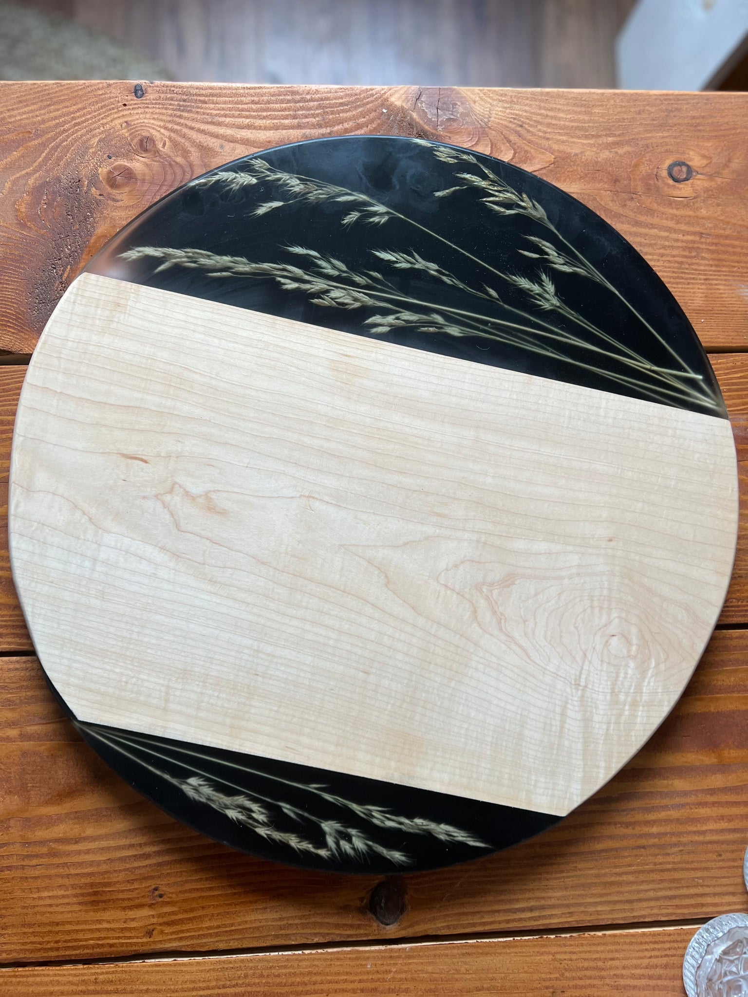 Maple and Wild Wheat Lazy Susan