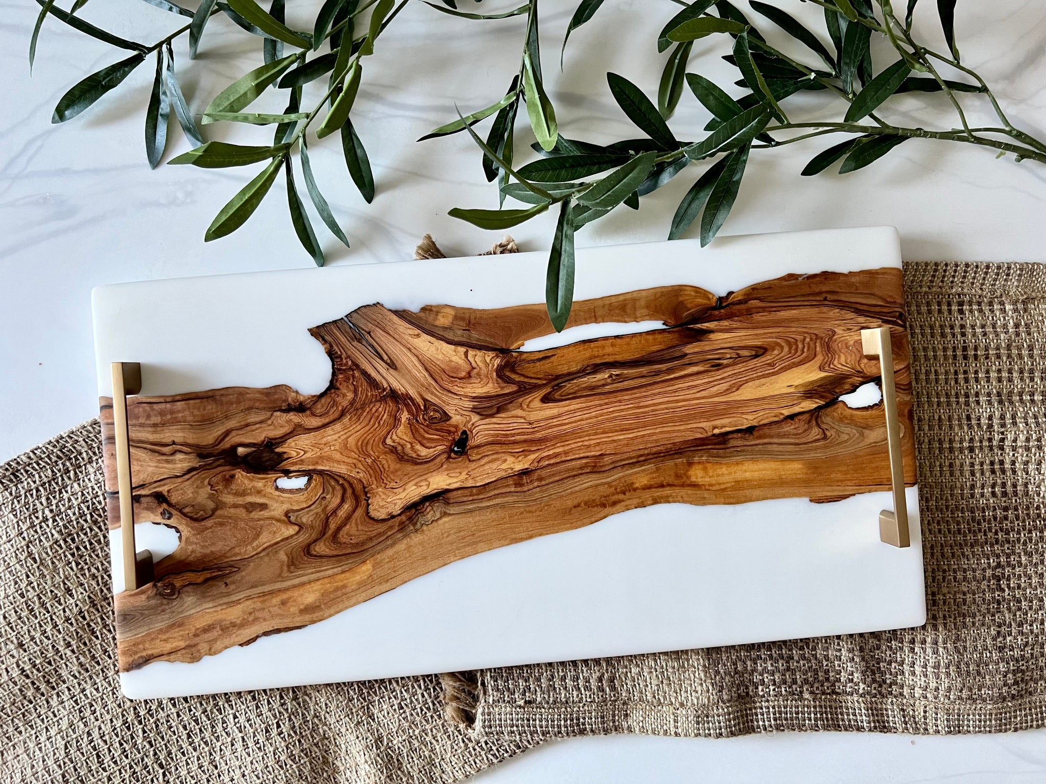 Wild Olivewood Serving Tray